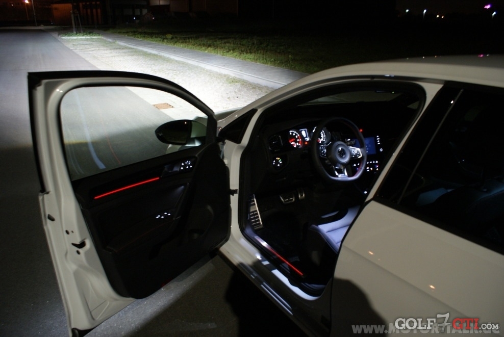 LED EL Innenraumbeleuchtung Ambientebeleuchtung Audi A4 B8 8K Lichtleisten BLAU