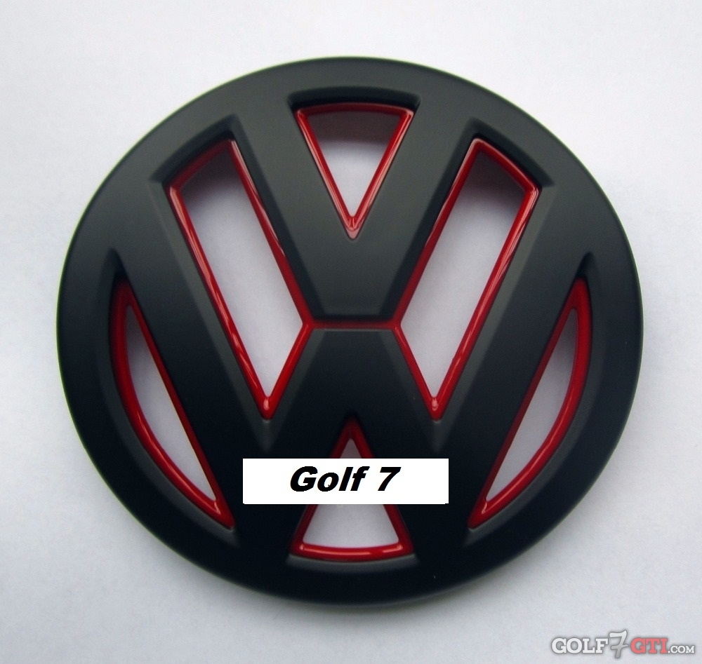 VW Zeichen Logo Emblem (Kühlergrill / Heckklappe) • Golf 7 GTI