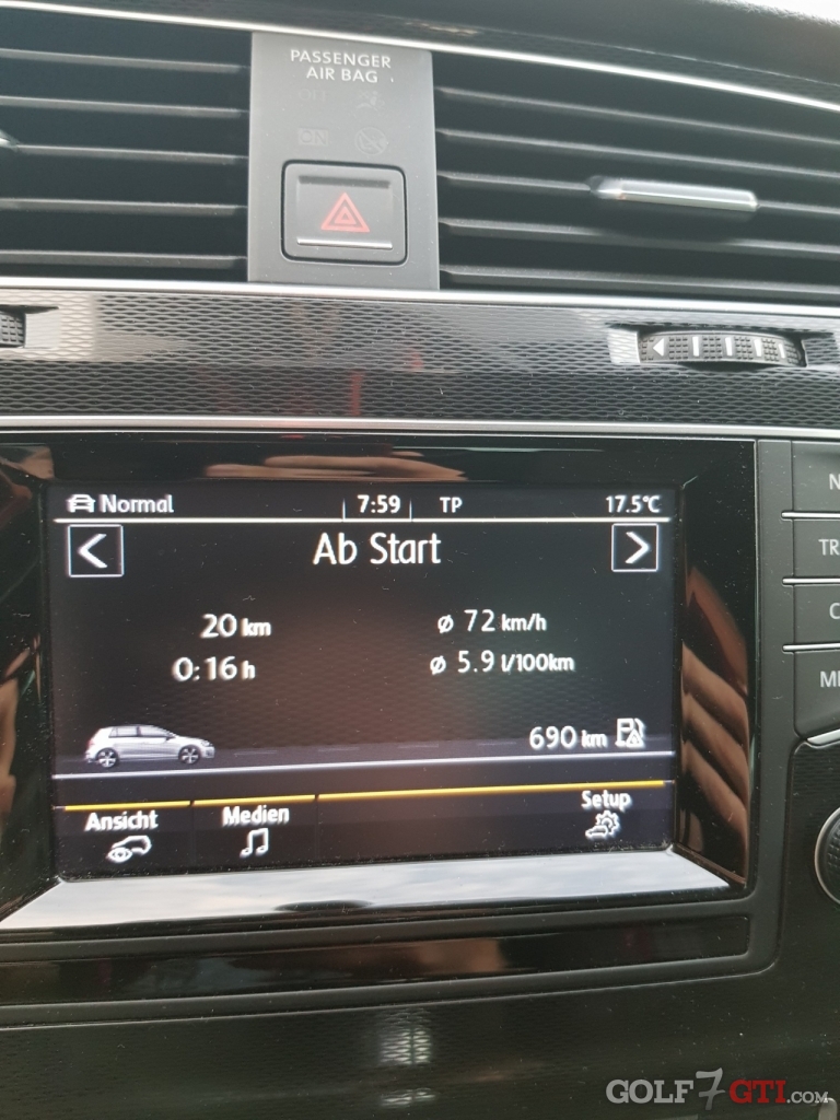 Verbrauch Des Gti Golf 7 Gti Community Forum