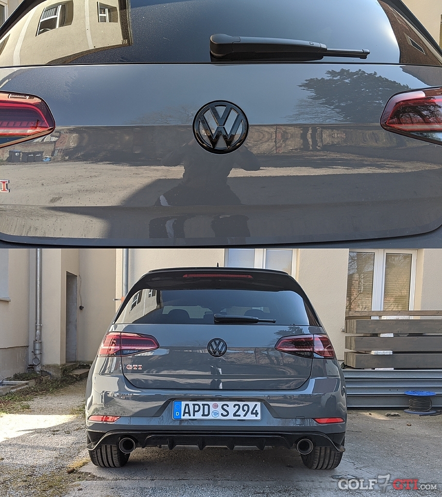 VW Zeichen Logo Emblem (Kühlergrill / Heckklappe) • Golf 7 GTI